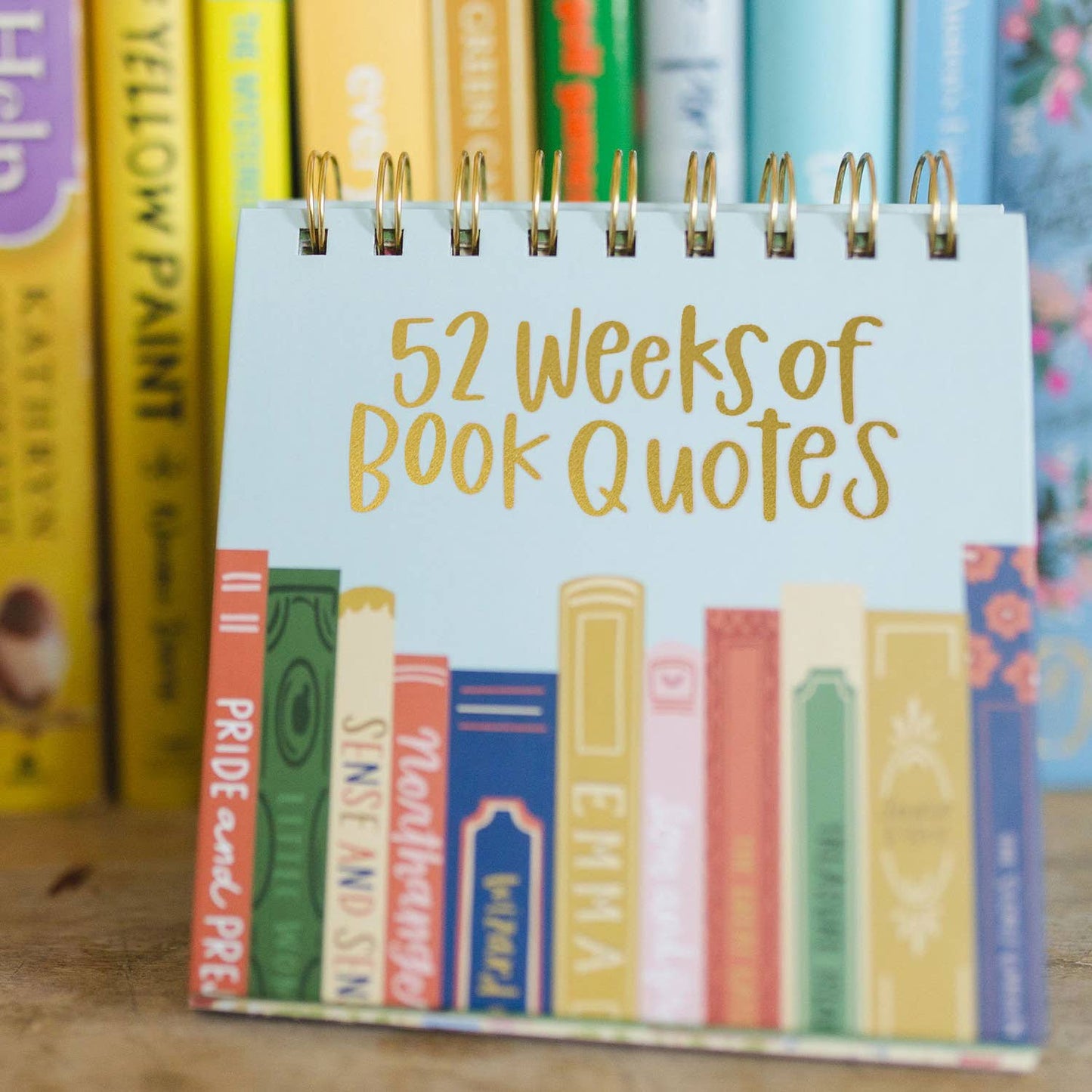 Pippi Post - 52 Weeks of Book Quotes - Desk Flip Calendar