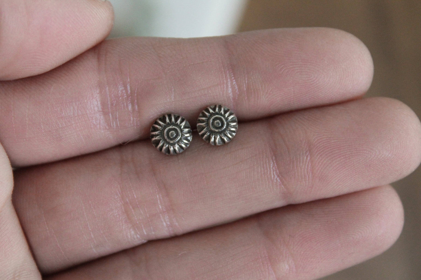 Celestial Sun Moon Star Stud Earrings | 925 Sterling Silver