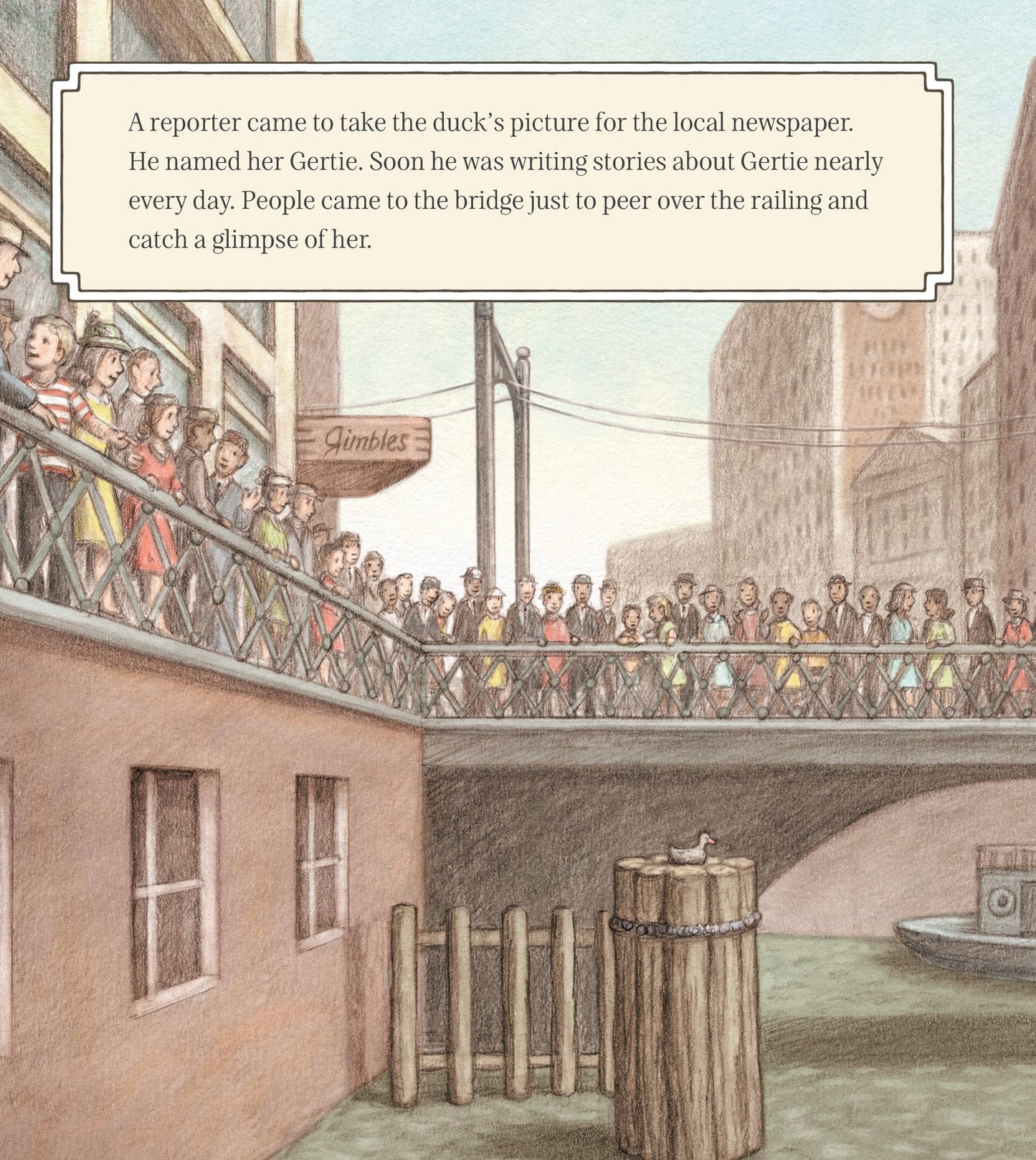 Gertie, The Darling Duck of World War II picture book