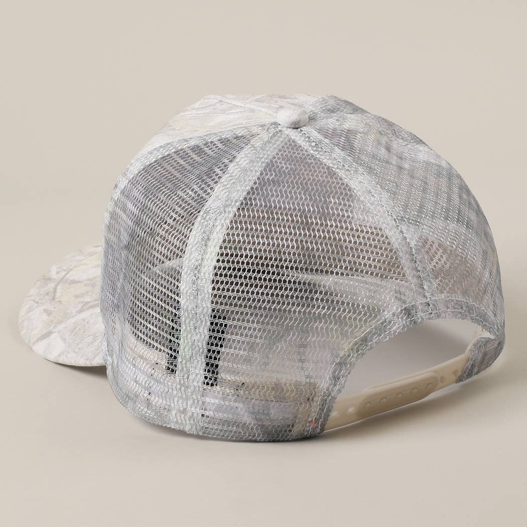 Fashion City - Cowboy and Horse Embroidery Patch Mesh Cap