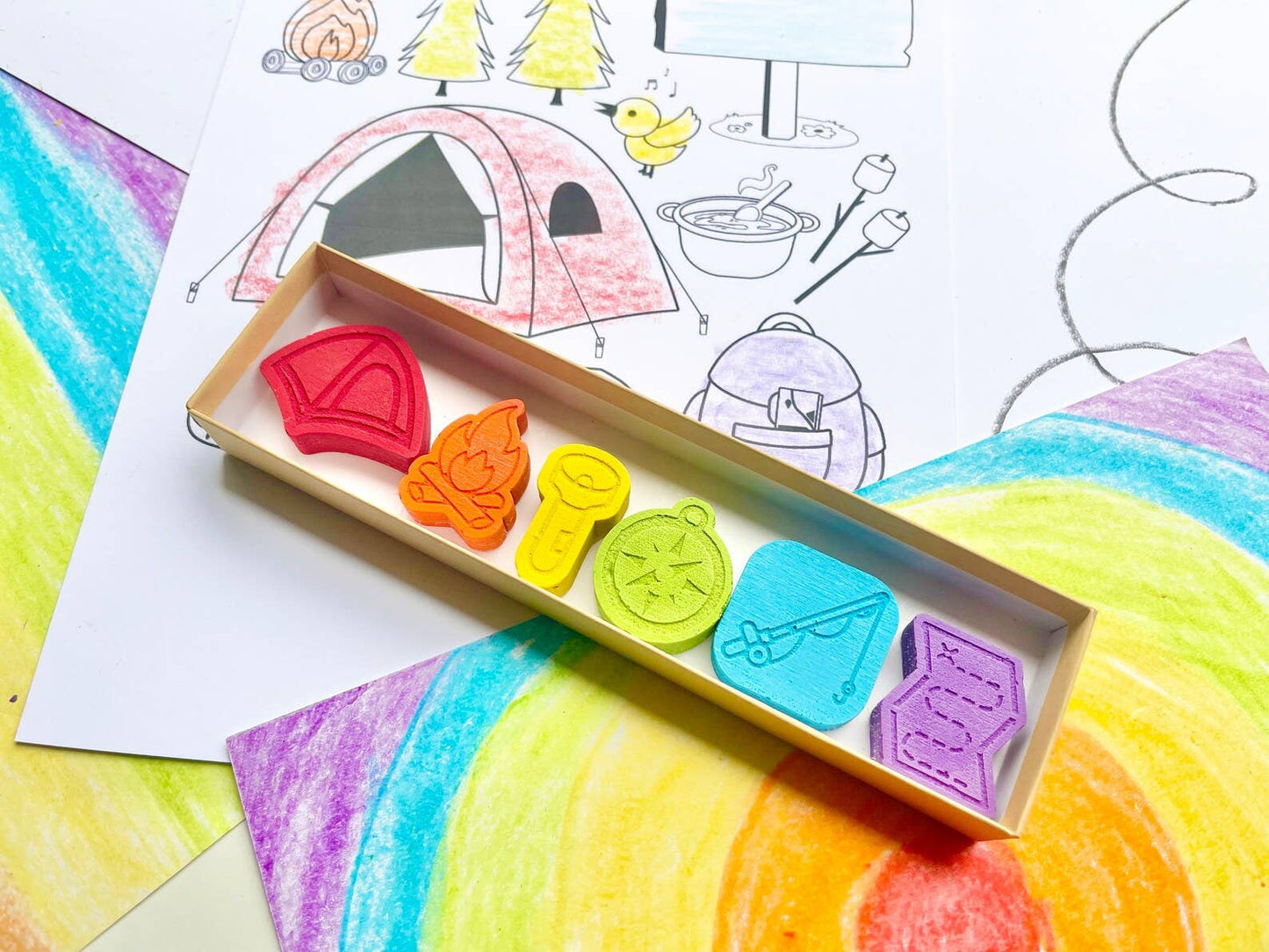 KagesKrayons - Camping Crayons Gift Box