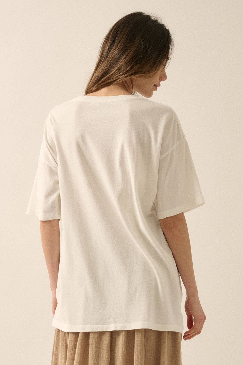 Promesa USA - Americana Vintage-Print Oversize Graphic Tee