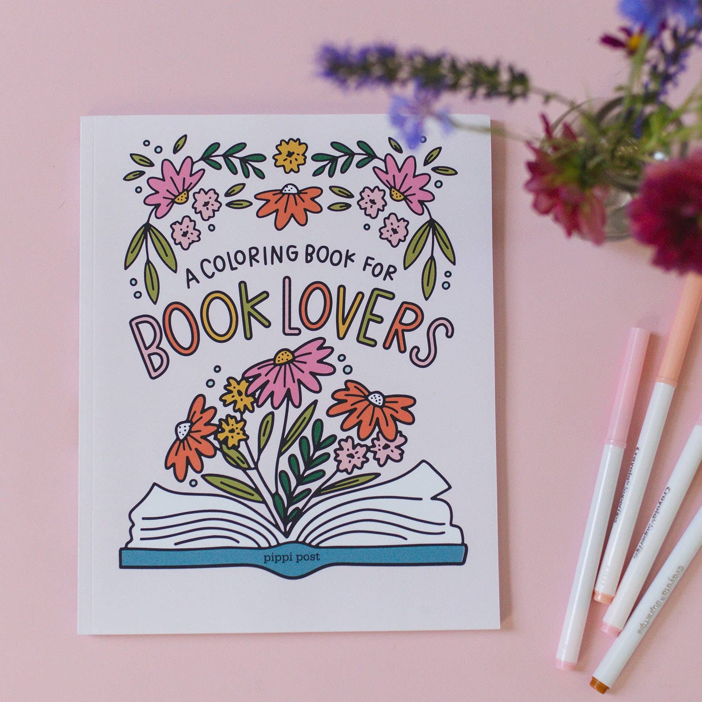 Pippi Post - Book Lover Coloring Book