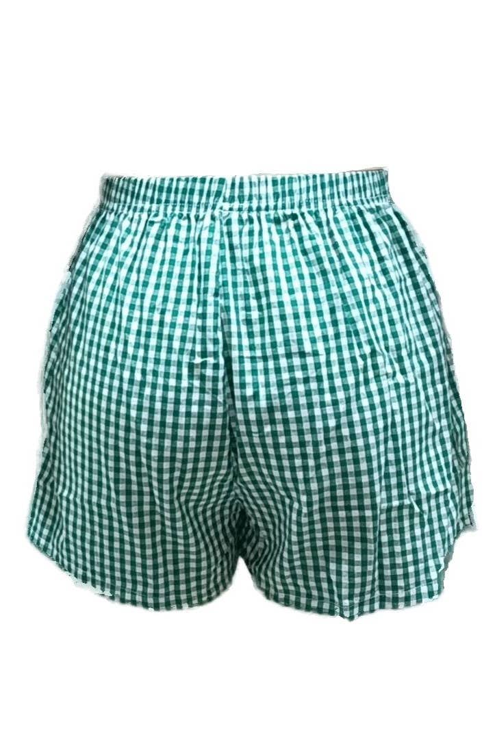 Rosa Clothing - Gingham Pull-On Boxer Shorts