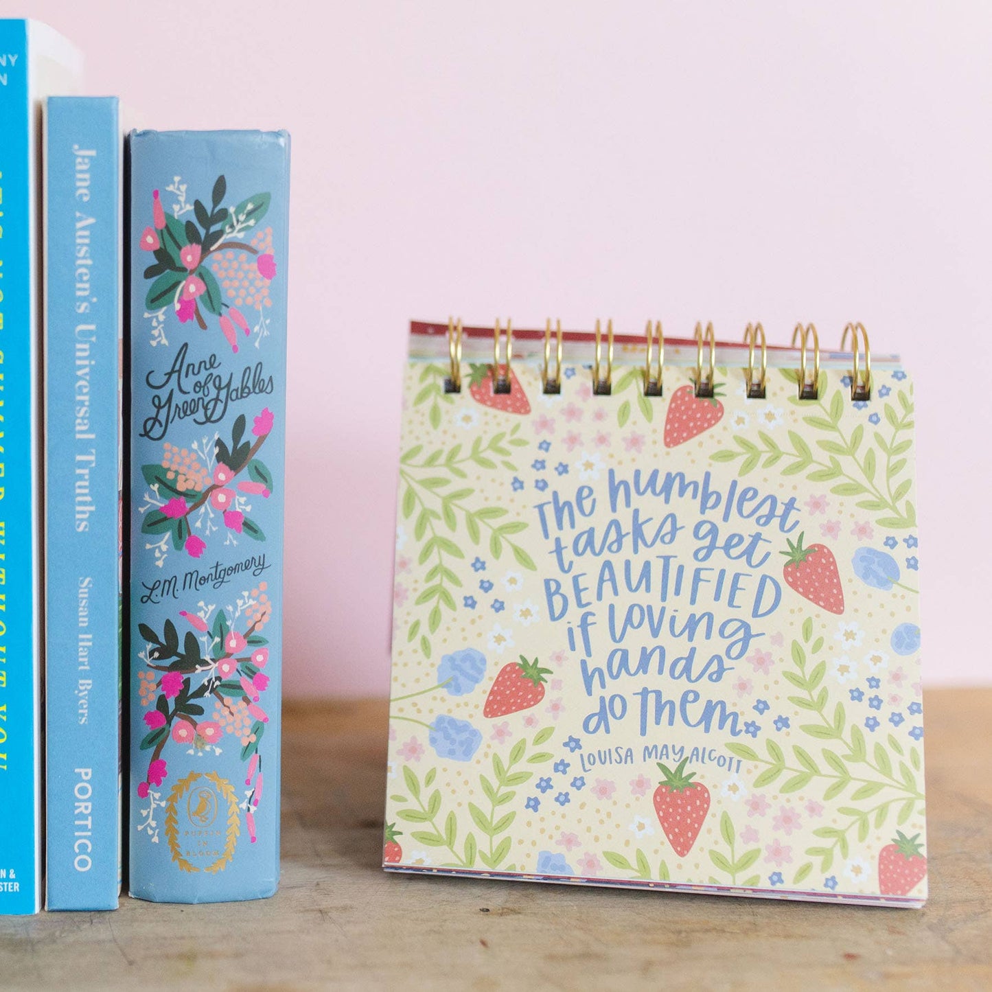 Pippi Post - 52 Weeks of Book Quotes - Desk Flip Calendar