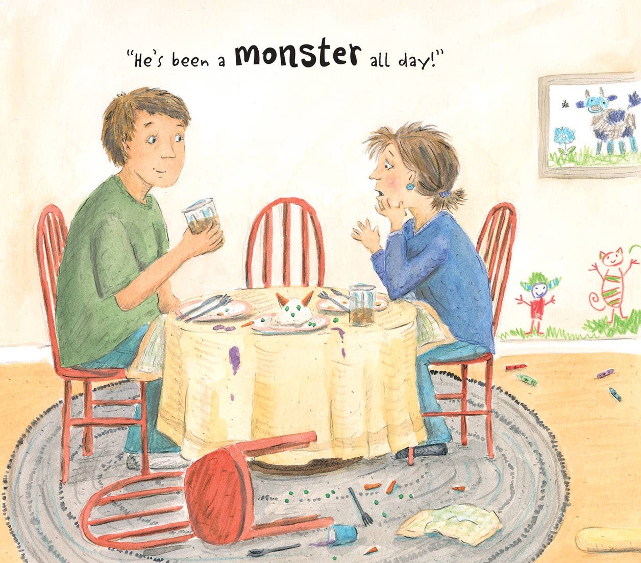He's Been A Monster All Day picture book