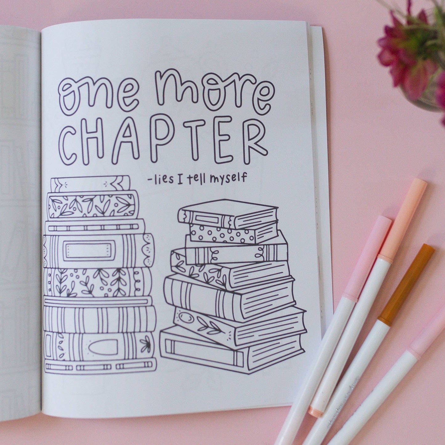 Pippi Post - Book Lover Coloring Book