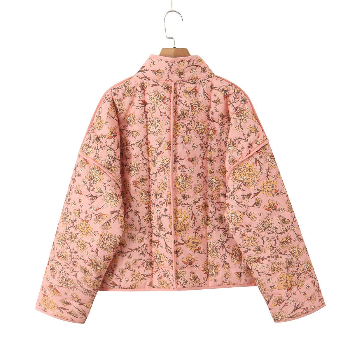 Rosa Clothing - Floral Print Versatile Loose Jacket