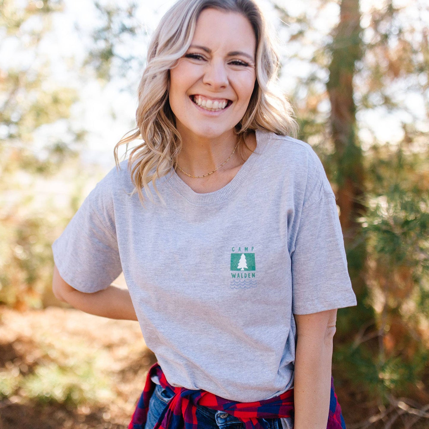 Pippi Post - Camp Walden Pippi Tee - Ash