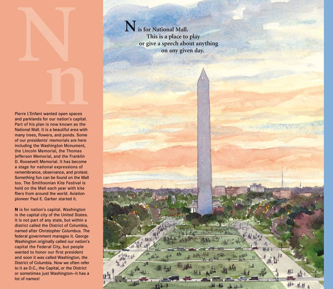 A Washington DC picture book: N is for our Nation's Capital