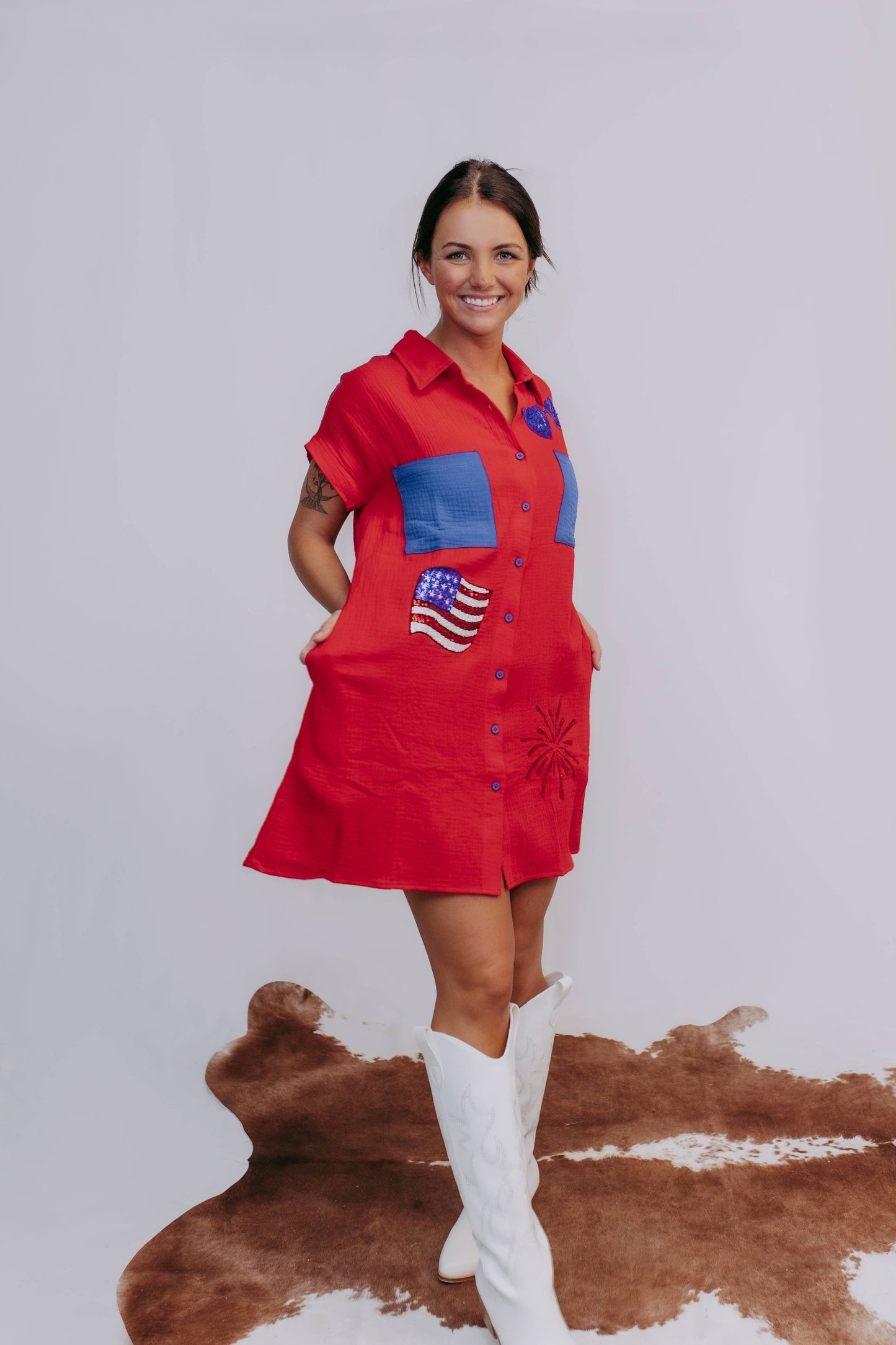 Merigold Kiss - TZ22 Patriotic Dress