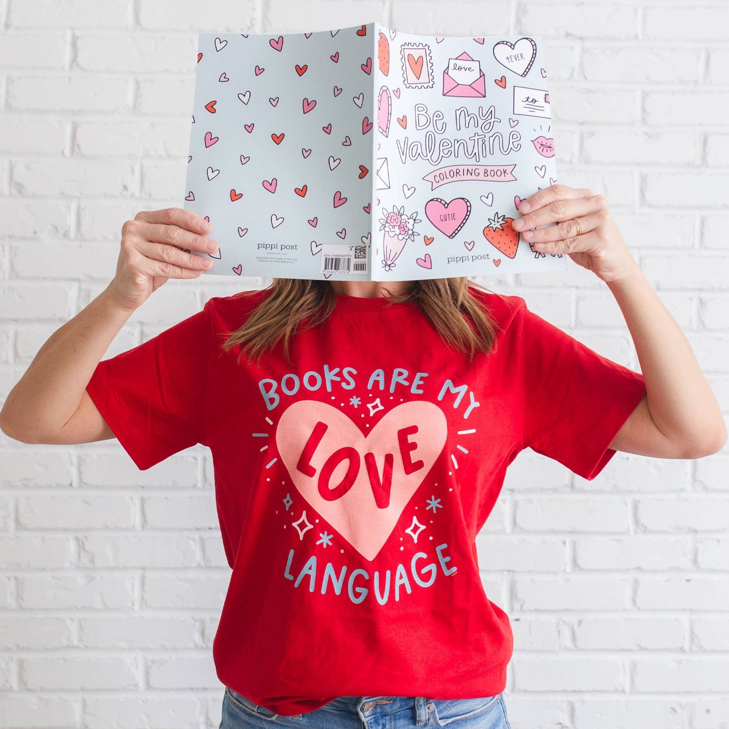 Pippi Post - Be My Valentine Coloring Book