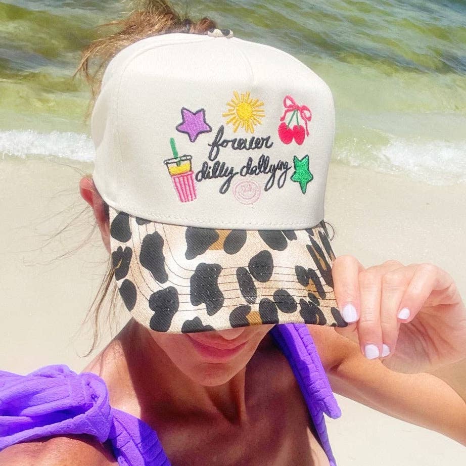 Poppy & Pine - Forever Dilly Dalling Leopard Hat