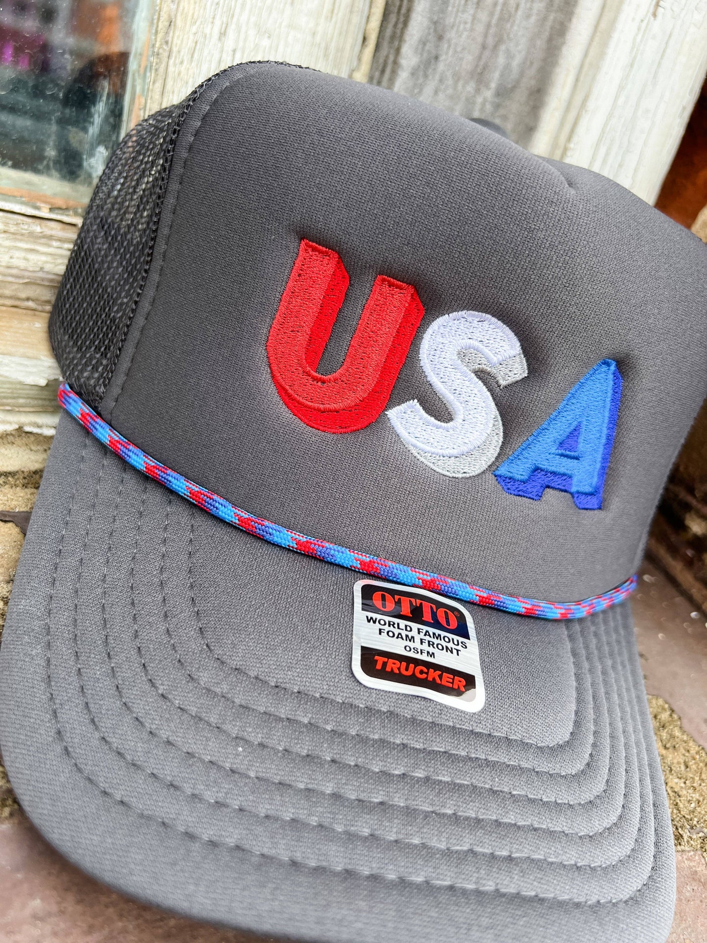 Pierce + Pine - USA Colorblock Foam Trucker