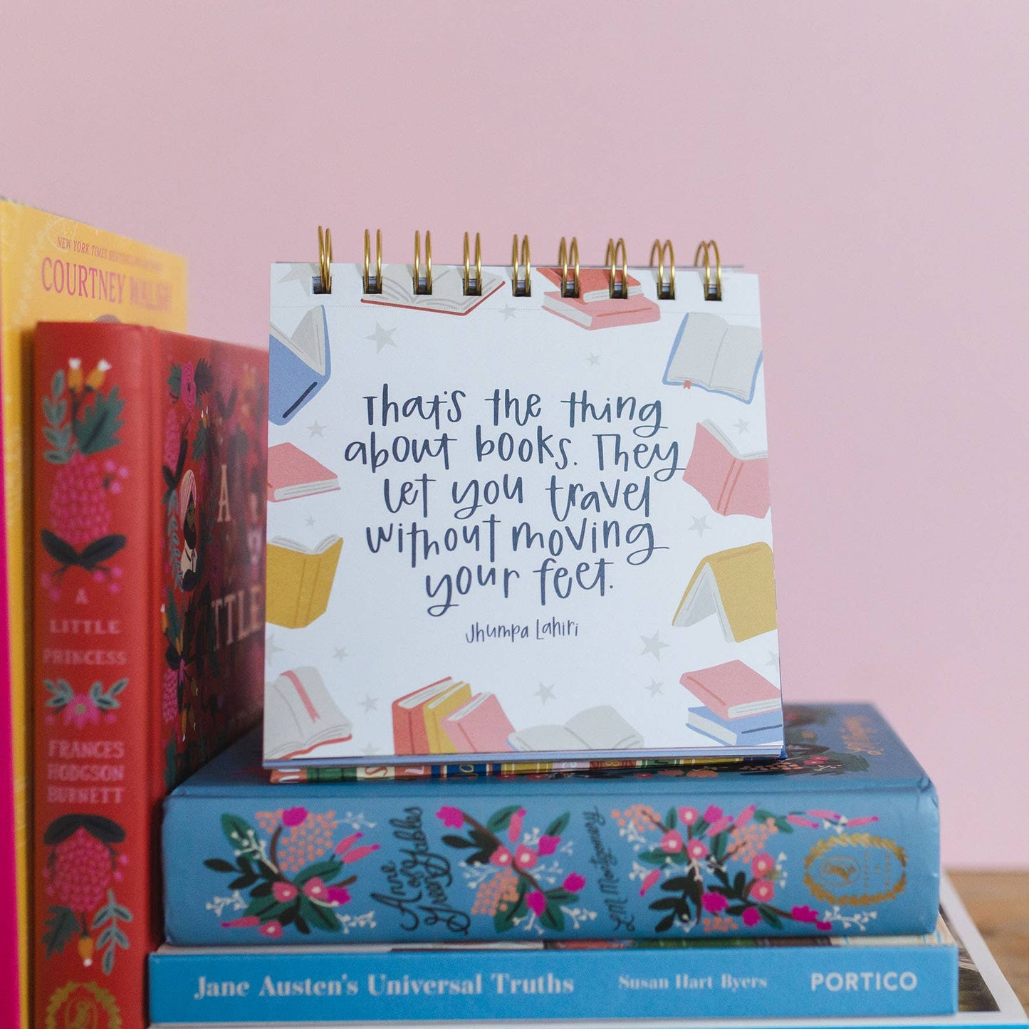 Pippi Post - 52 Weeks of Book Quotes - Desk Flip Calendar