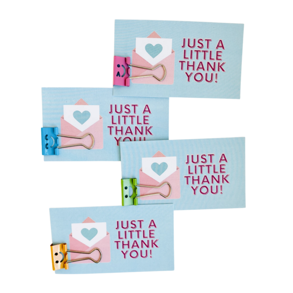 Tiny Gift Society - Thank You Binder Clip