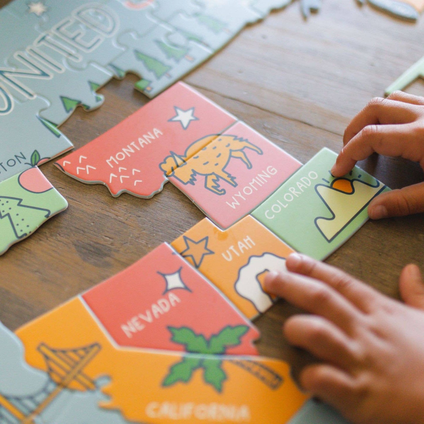 Pippi Post - USA - 110 Piece Educational Jigsaw Puzzle