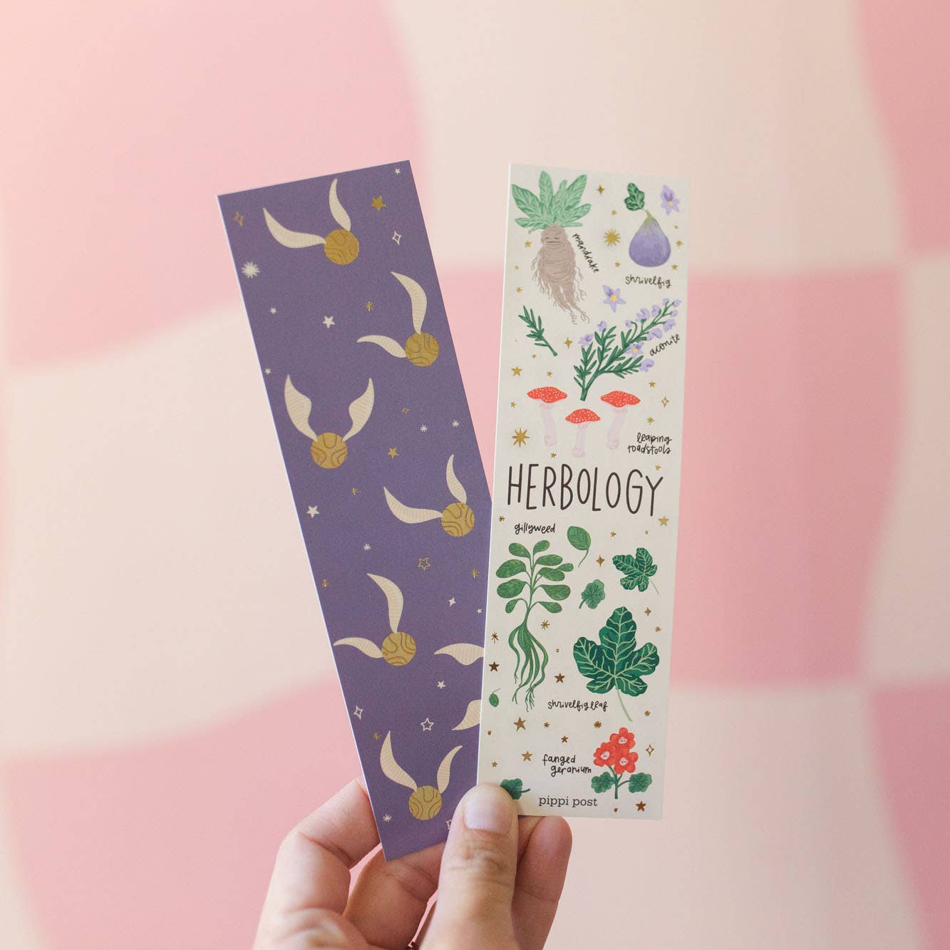 Pippi Post - Herbology Magical Plants Bookmark Set