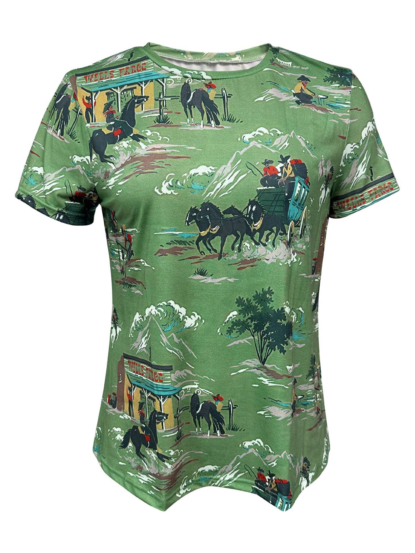 Rosa Clothing - Cowboy Rodeo Western Graphic T-Shirt