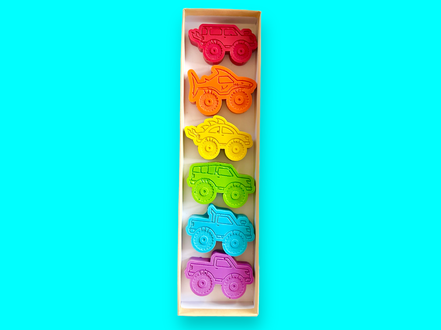 KagesKrayons - Monster Truck Crayons Gift Box