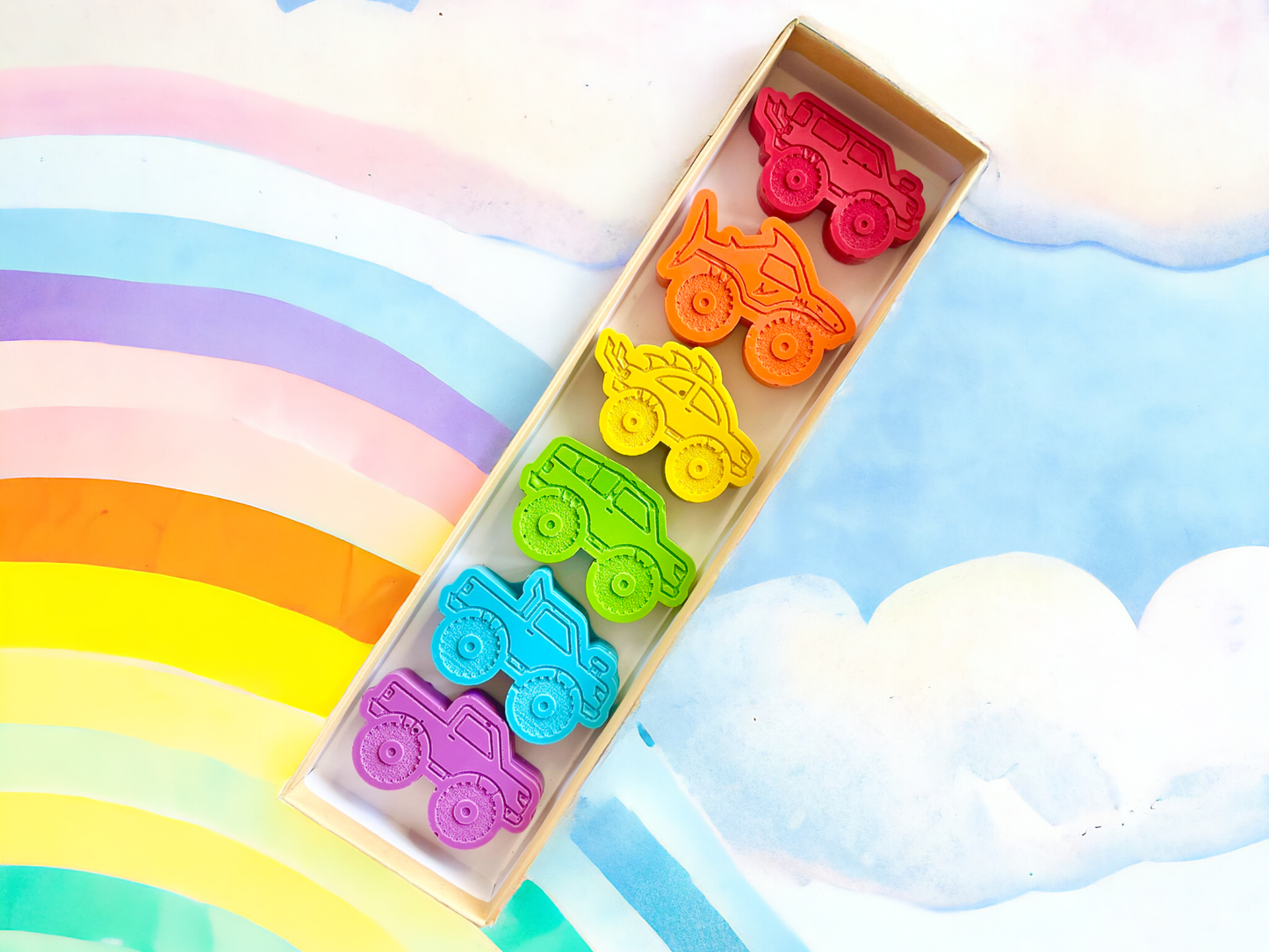 KagesKrayons - Monster Truck Crayons Gift Box