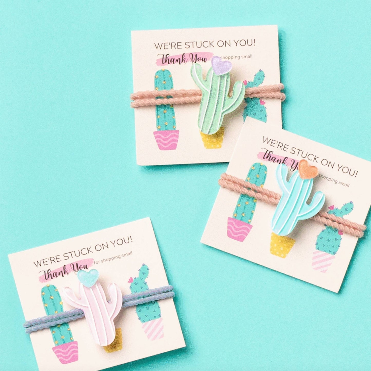 Tiny Gift Society - Stuck on You Hair Tie - Thank You