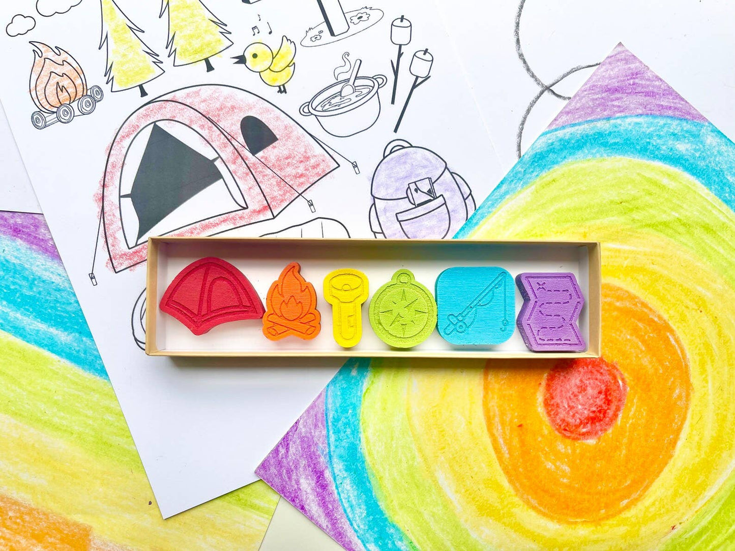 KagesKrayons - Camping Crayons Gift Box