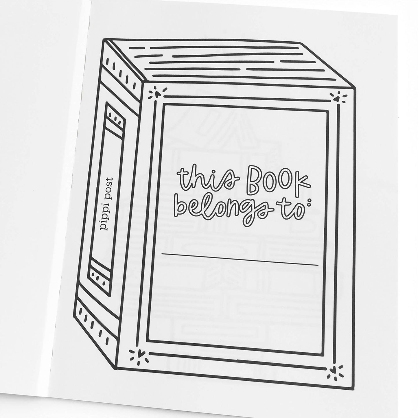 Pippi Post - Merry Bookmas Holiday Coloring Book
