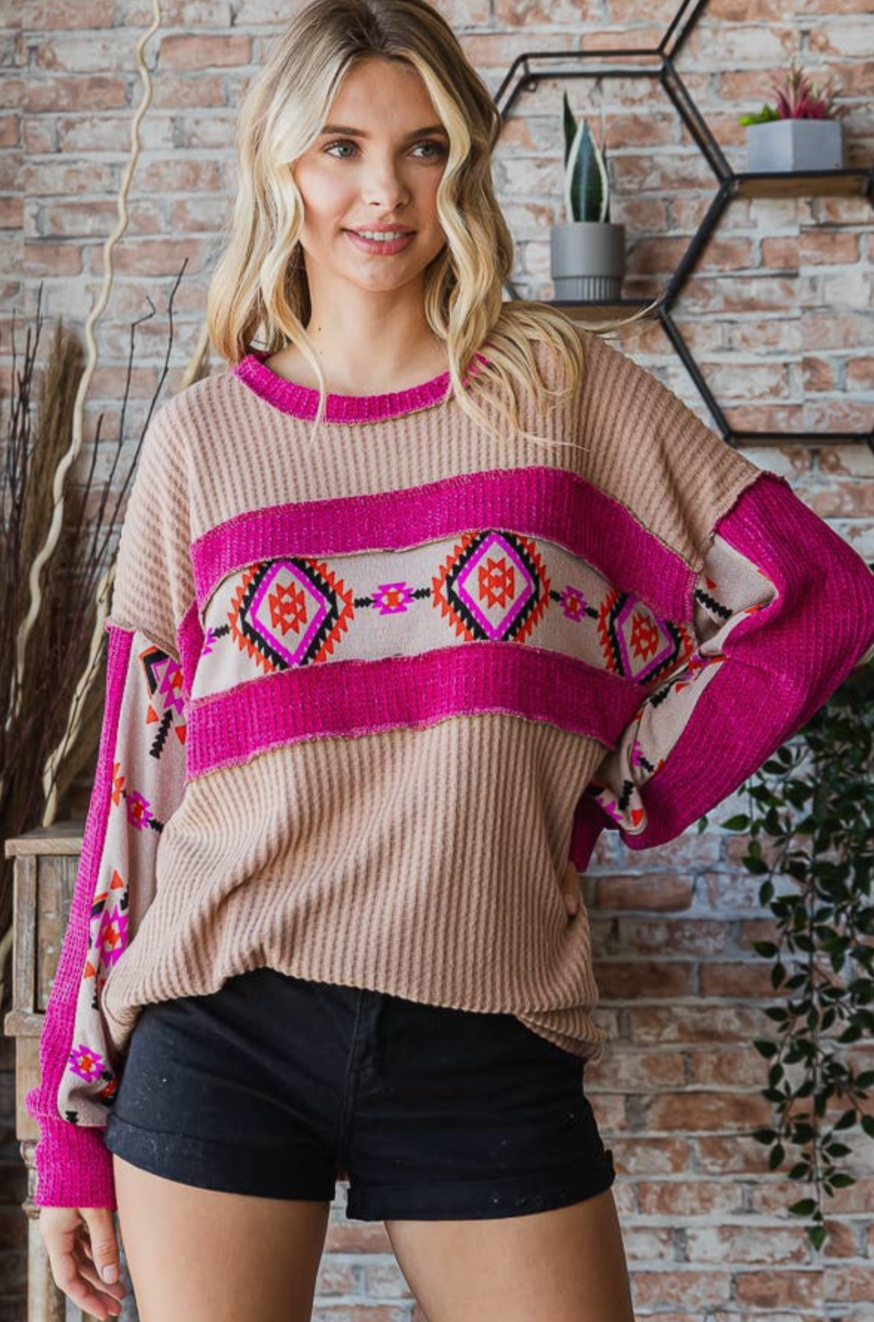 Hot Stuff Aztec Sweater