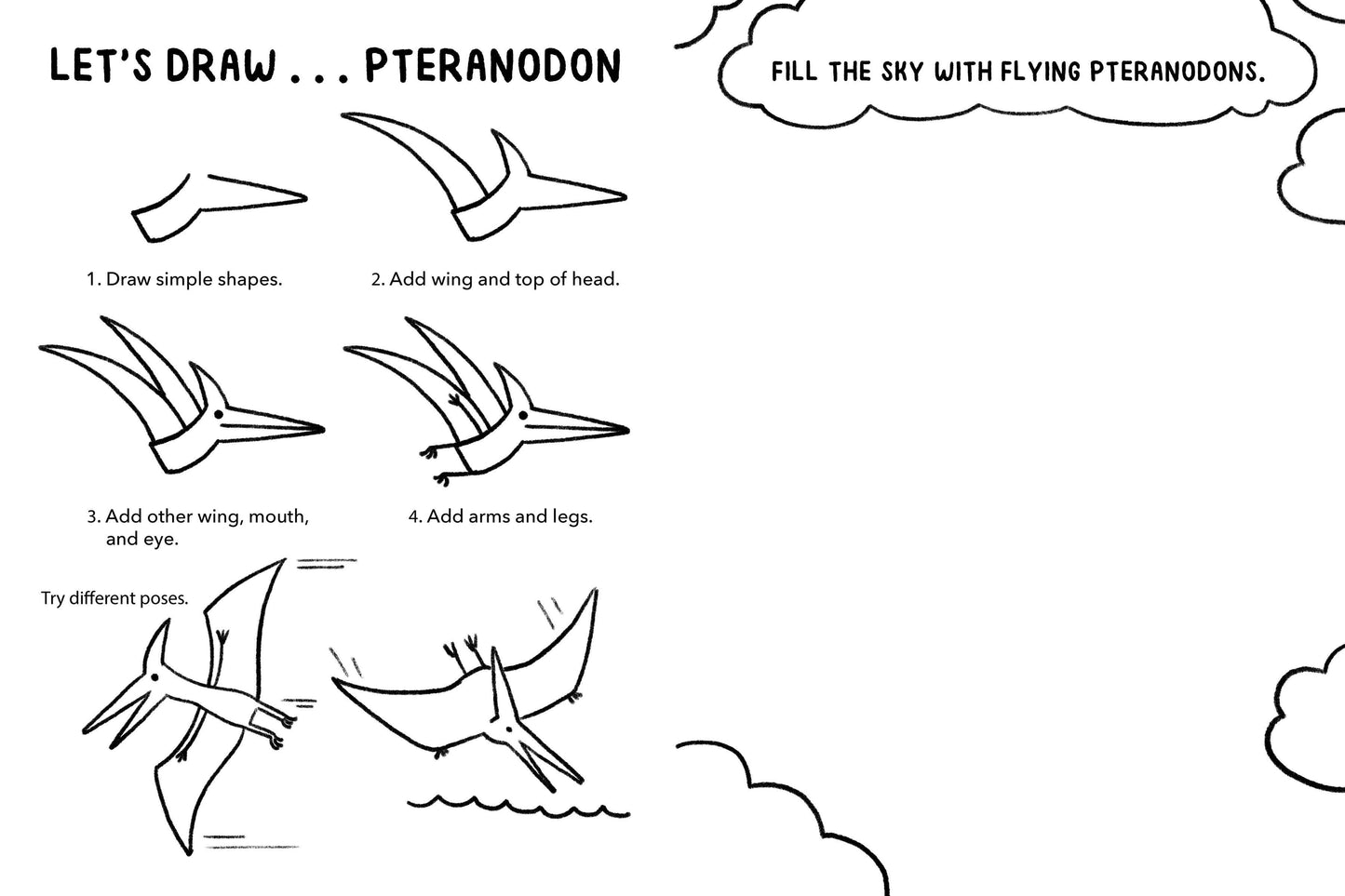 Bushel & Peck Books - Mini Doodles: Let's Draw Dinosaurs