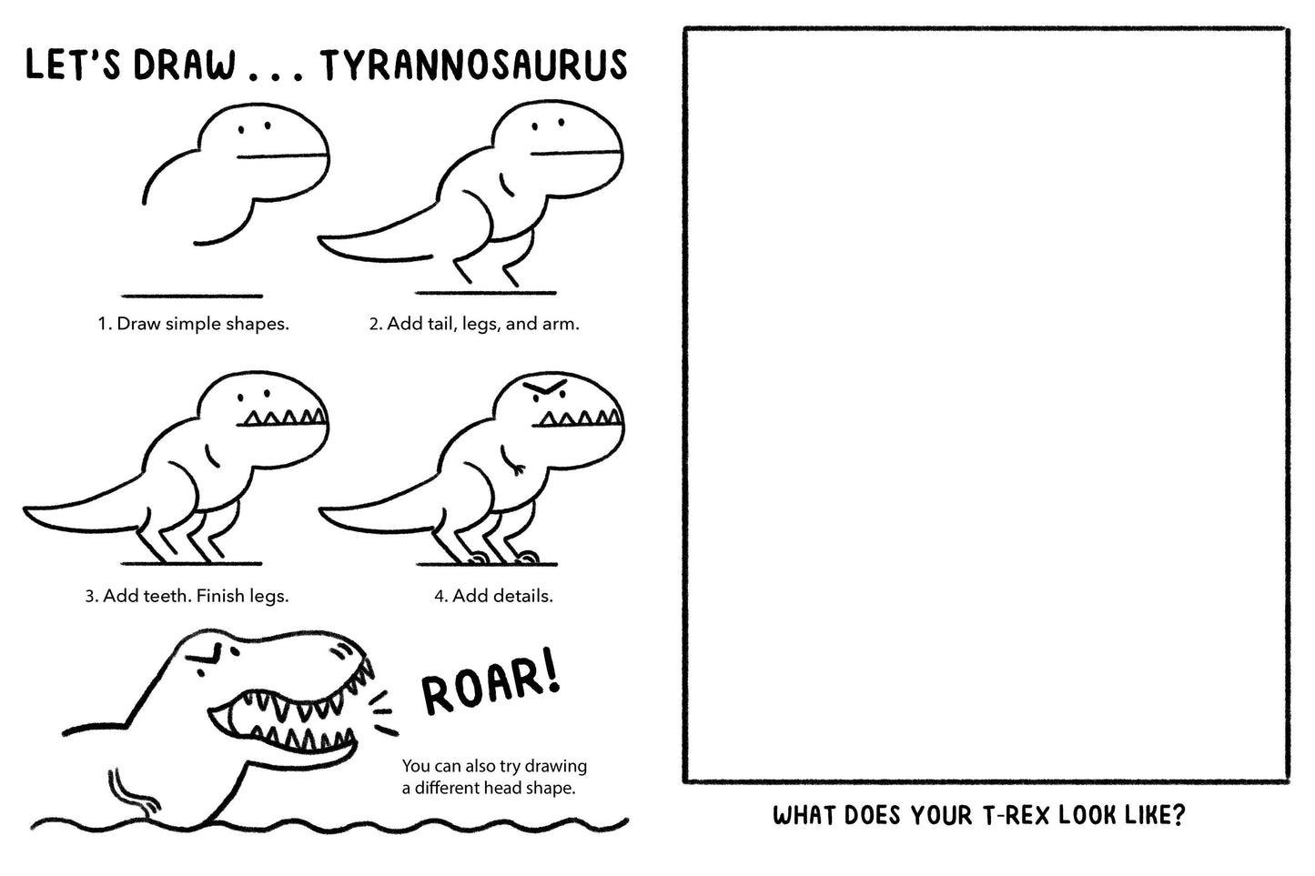 Bushel & Peck Books - Mini Doodles: Let's Draw Dinosaurs