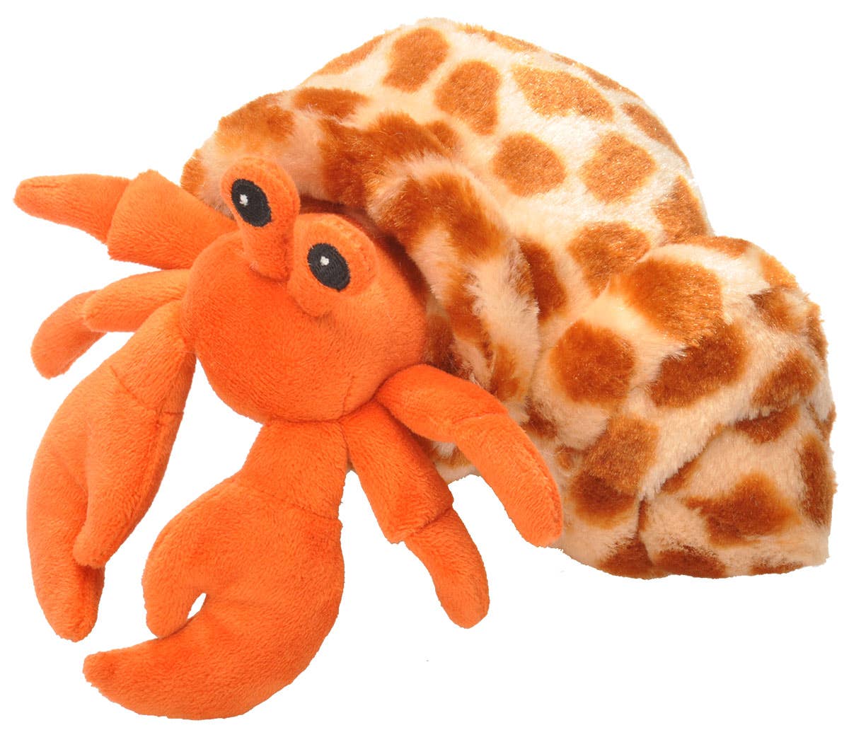 Wild Republic - Hug'Ems-Mini Hermit Crab Stuffed Animal 7"
