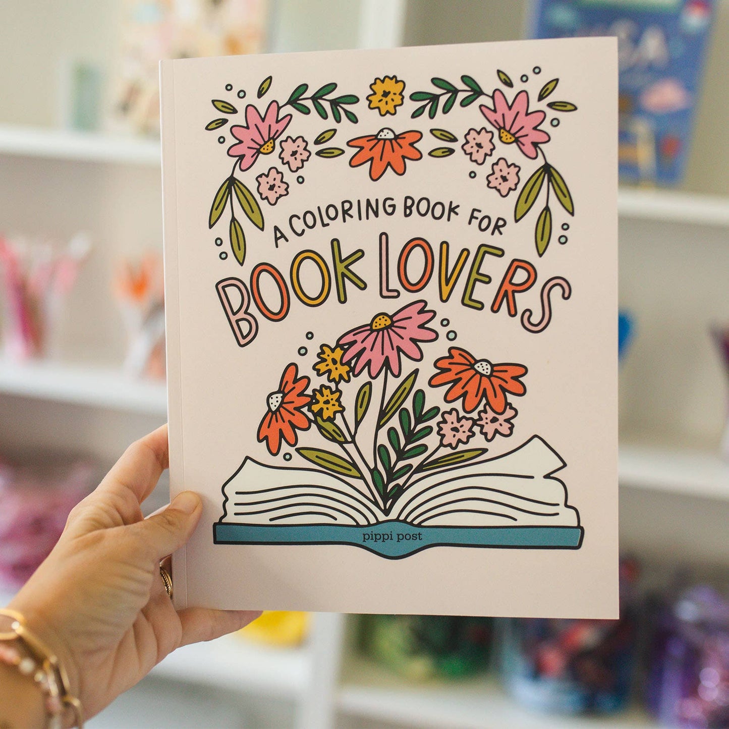 Pippi Post - Book Lover Coloring Book