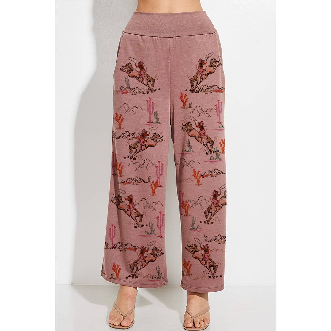 Phil Love - Cowgirl crop tank top and maximized pants set