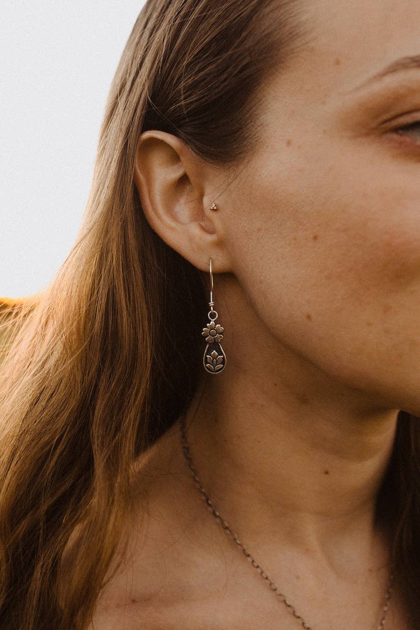 Flourish Dangle Earrings | 925 Sterling Silver