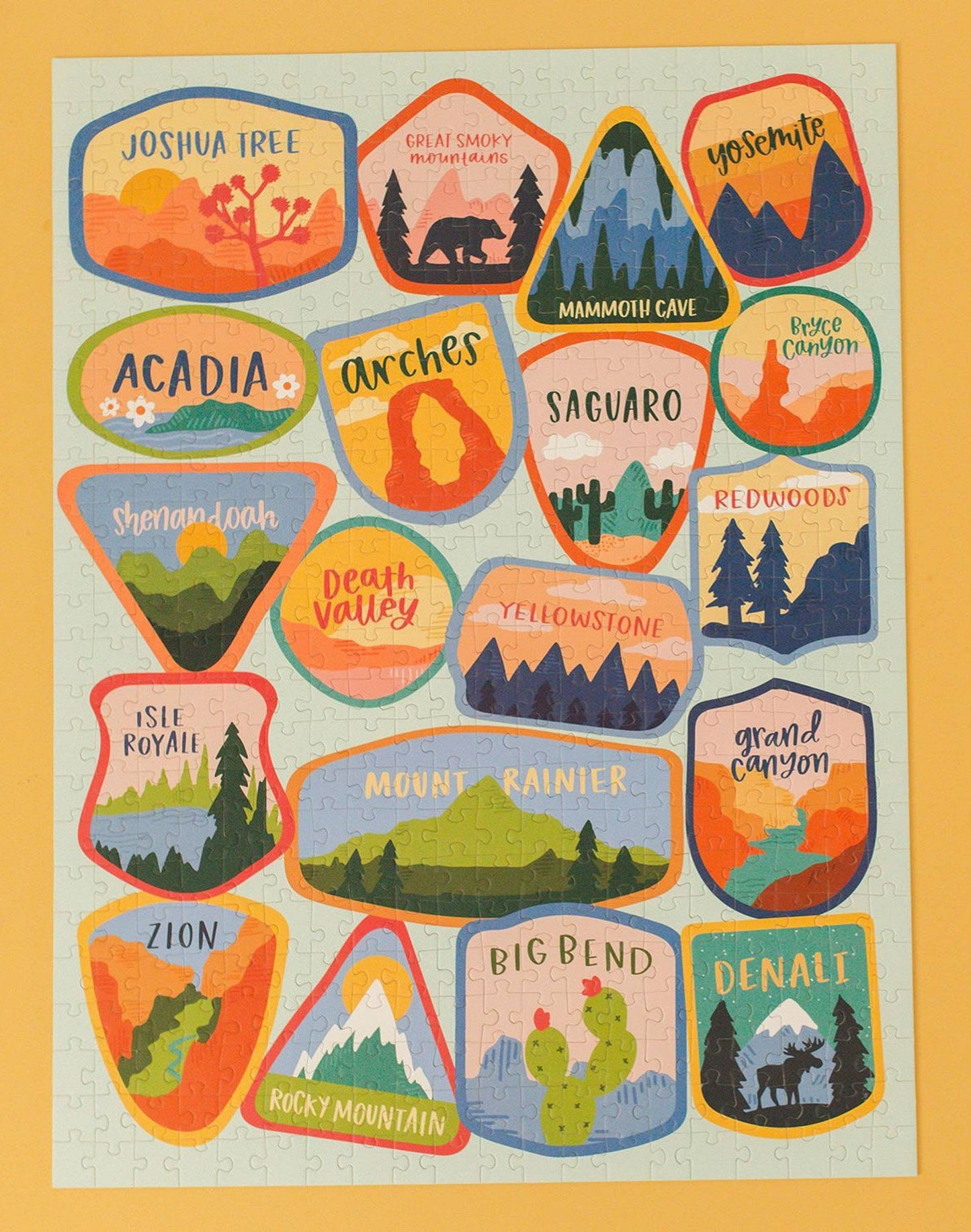 Pippi Post - National Parks - 500 Piece Jigsaw Puzzle