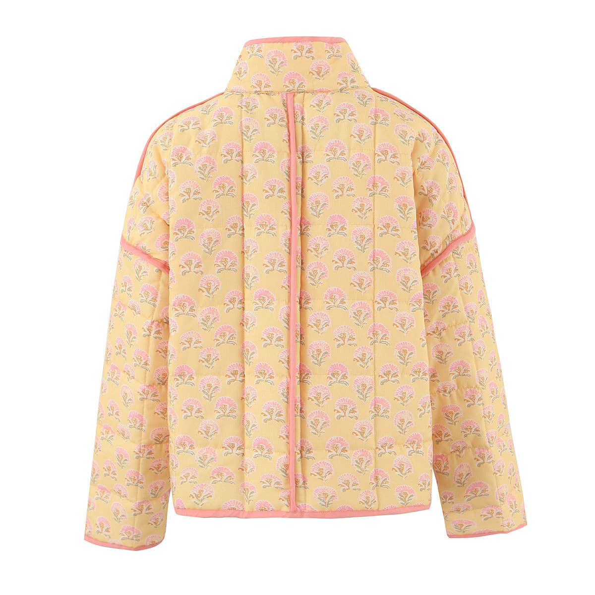 Rosa Clothing - Floral Print Versatile Loose Jacket