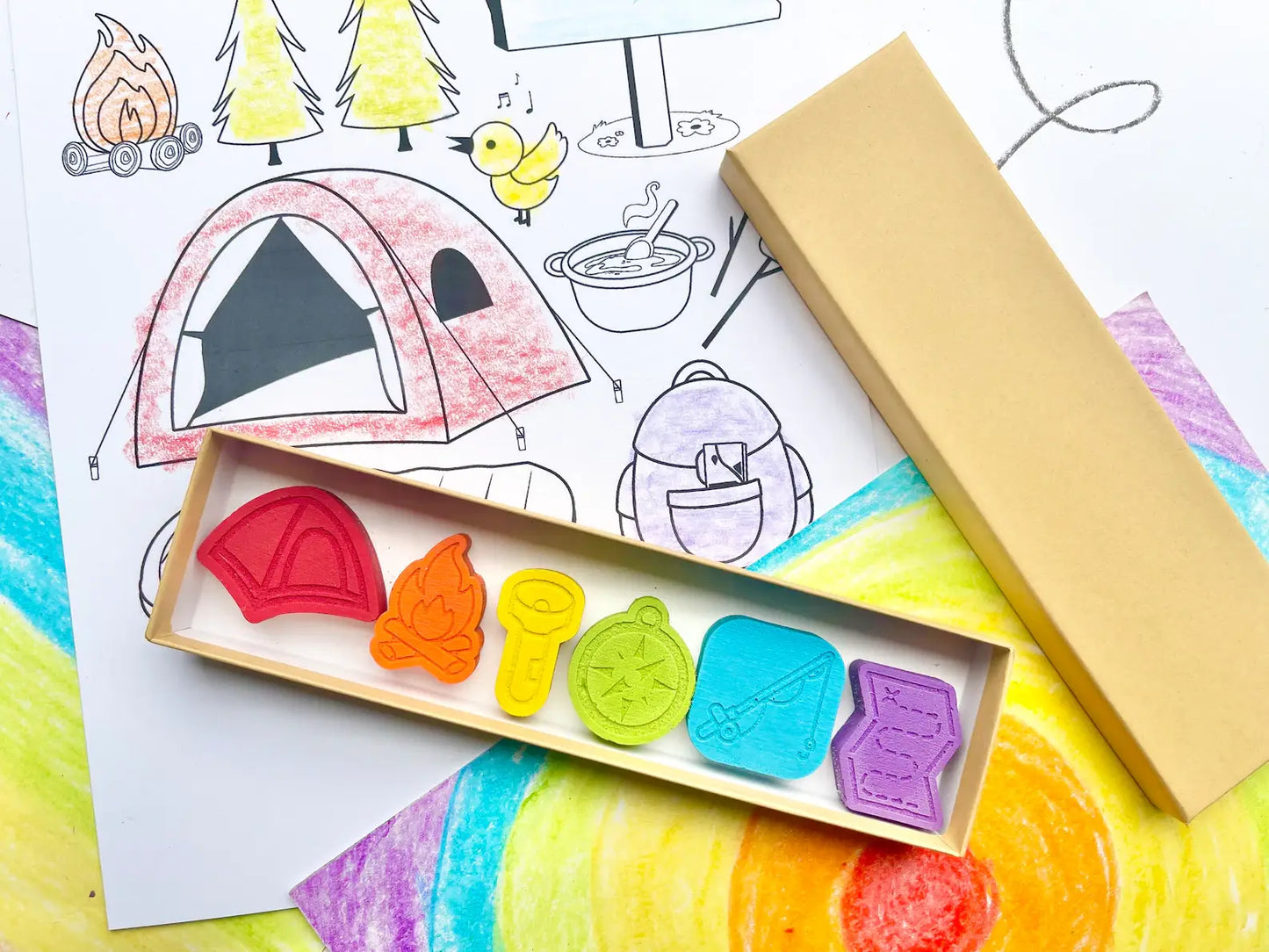 KagesKrayons - Camping Crayons Gift Box