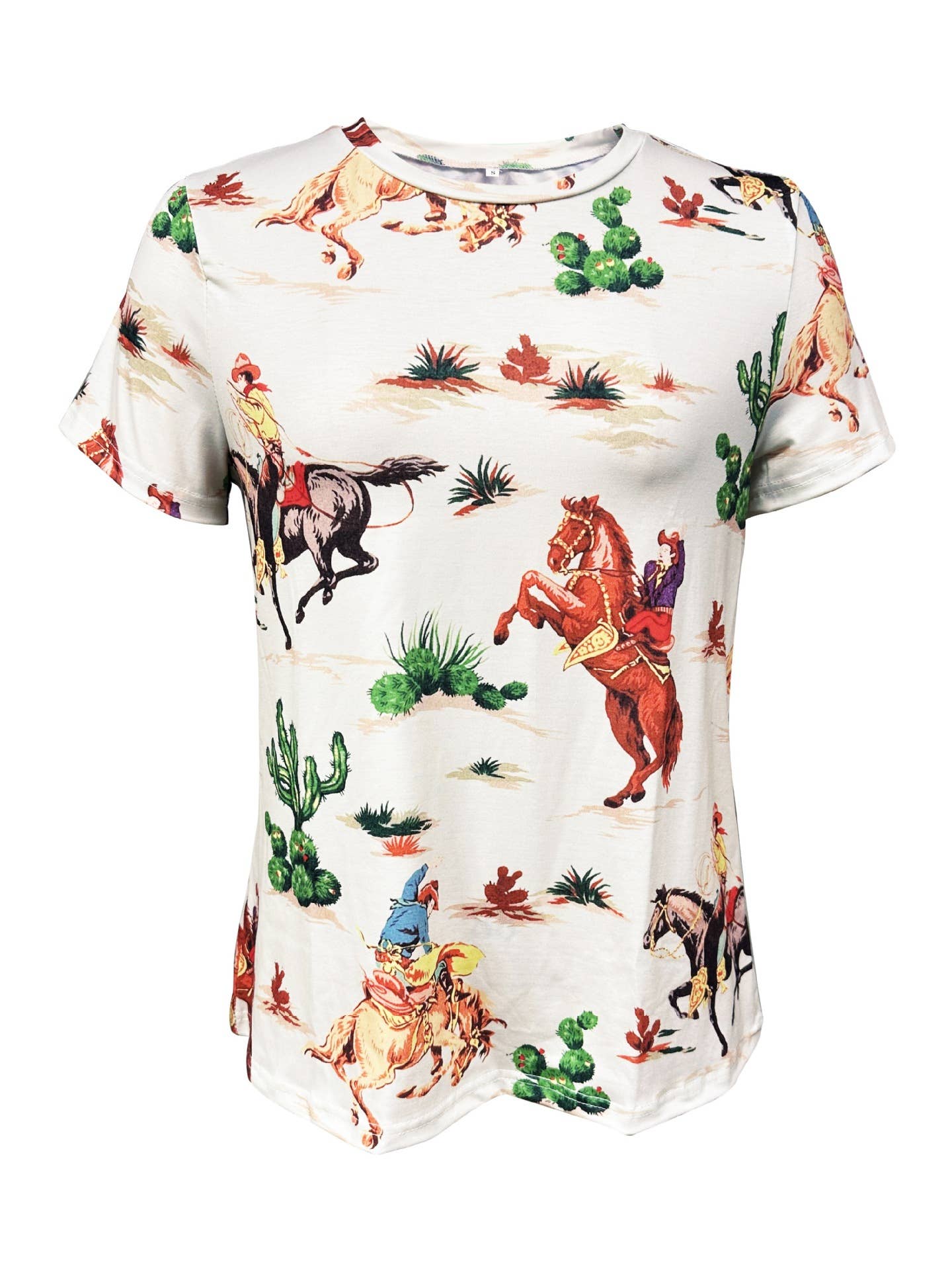 Rosa Clothing - Cowboy Rodeo Western Graphic T-Shirt