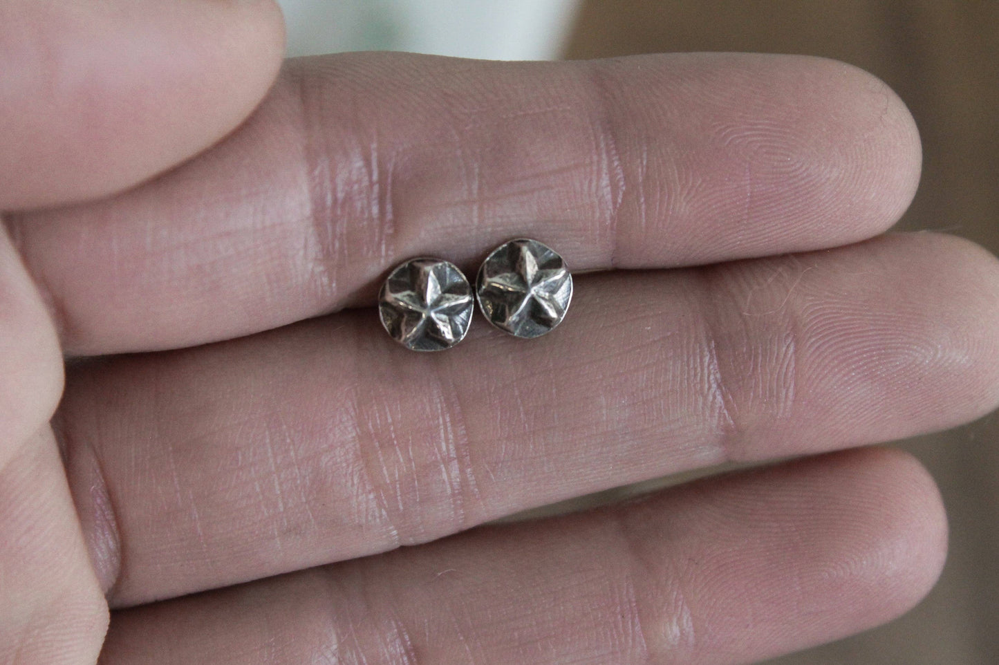 Celestial Sun Moon Star Stud Earrings | 925 Sterling Silver