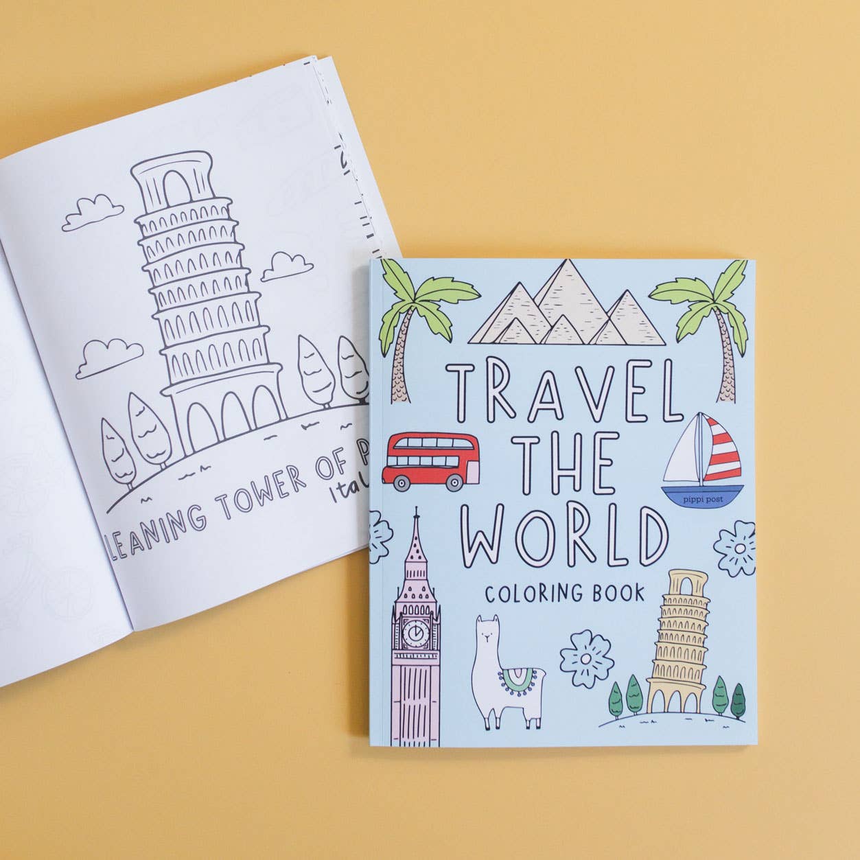 Pippi Post - Travel the World Coloring Book