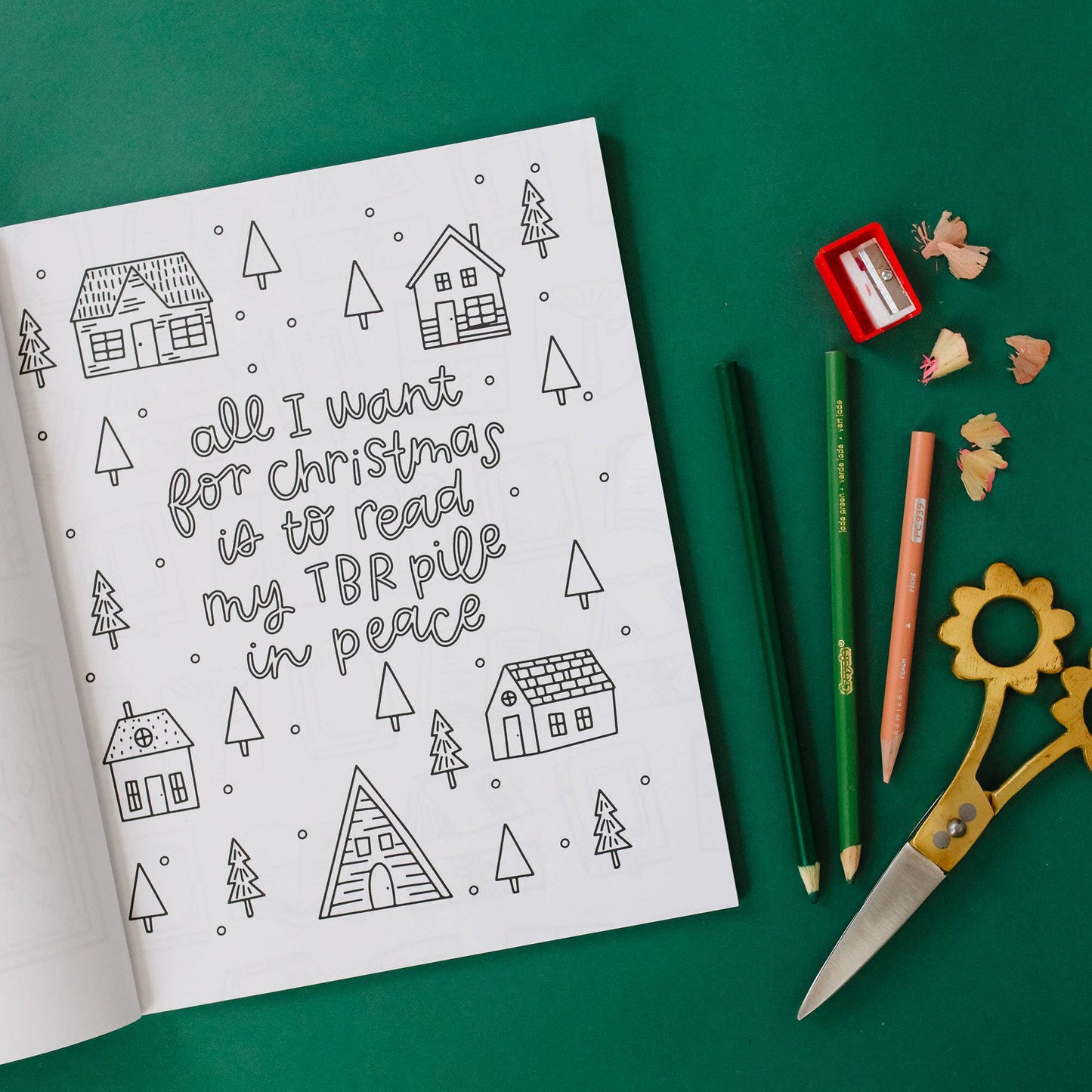 Pippi Post - Merry Bookmas Holiday Coloring Book
