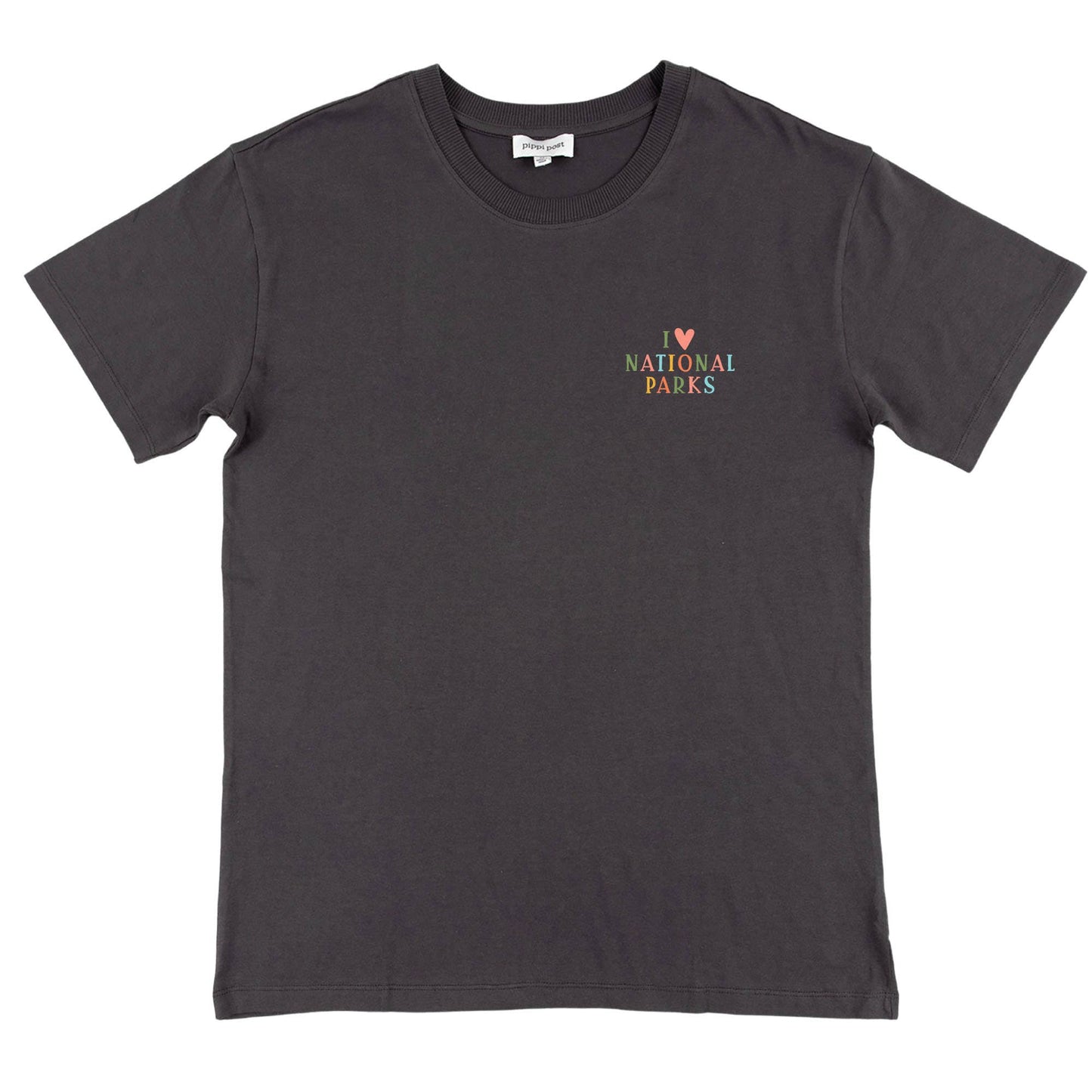 Pippi Post - I Love National Parks - Pippi Tee - Dark Gray