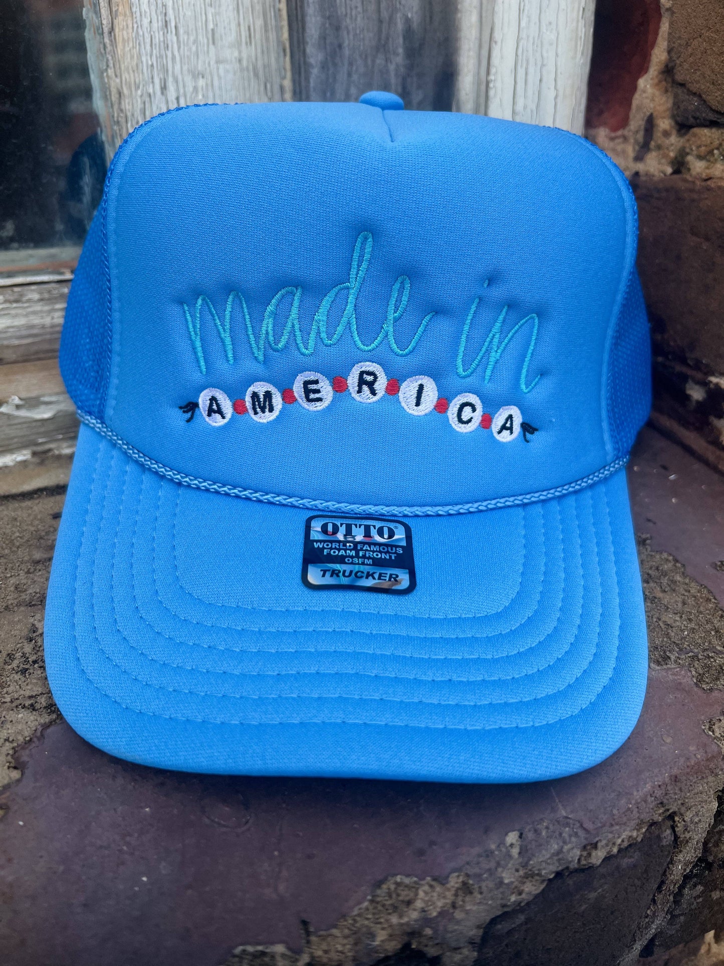 Pierce + Pine - America Friendship Bracelet Foam Trucker