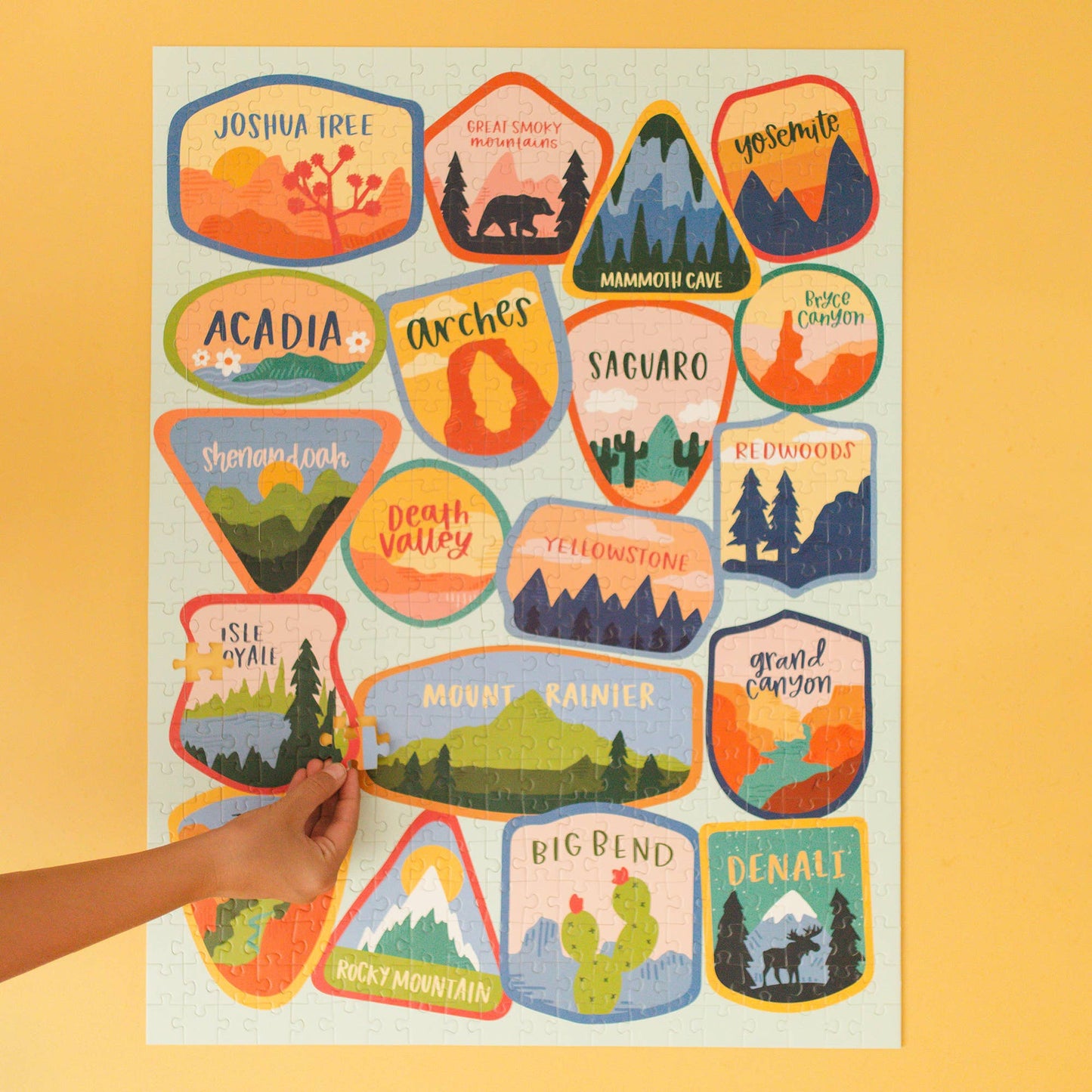 Pippi Post - National Parks - 500 Piece Jigsaw Puzzle