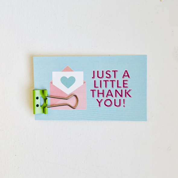 Tiny Gift Society - Thank You Binder Clip