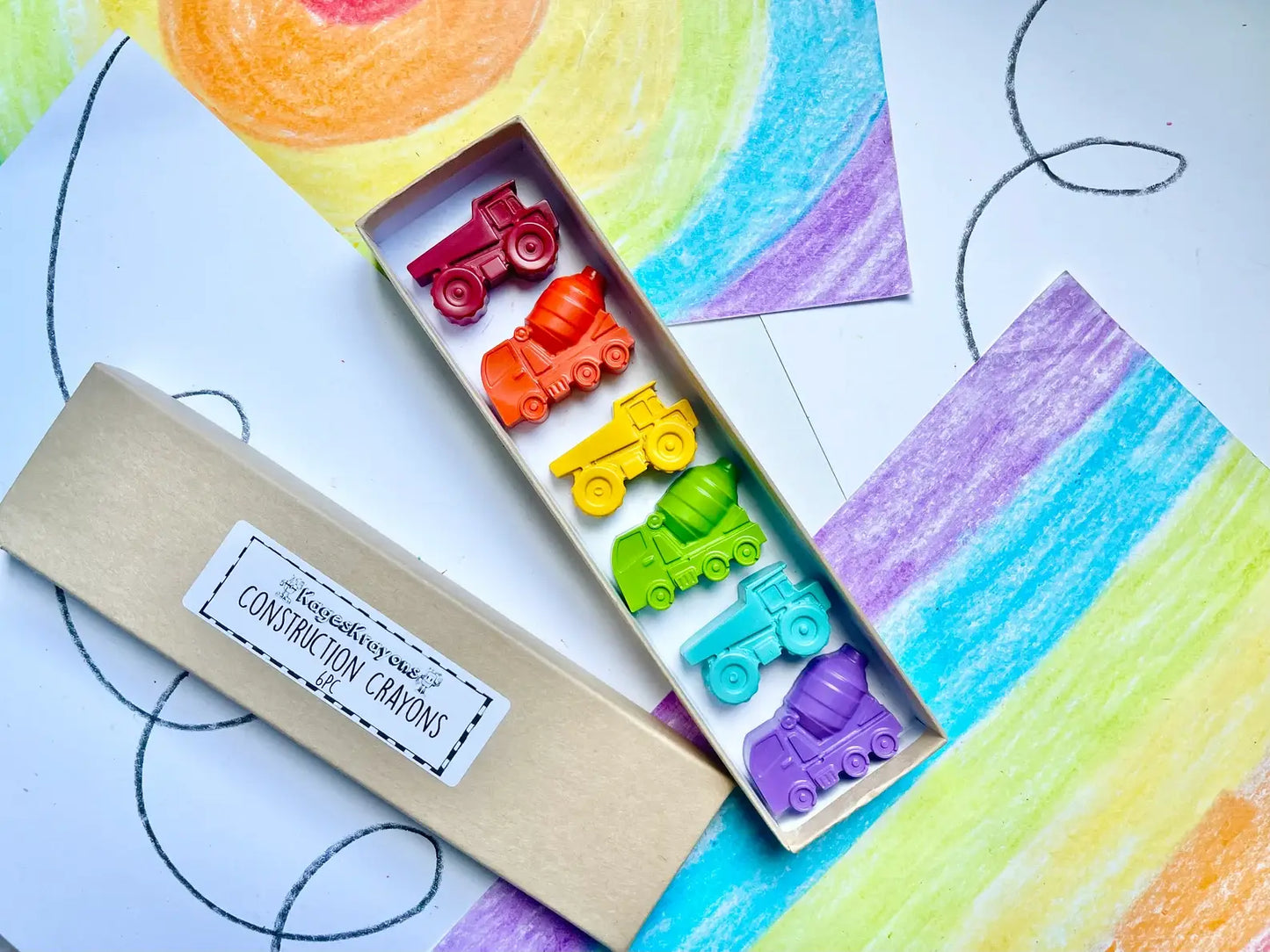 KagesKrayons - Construction Crayons Gift Box
