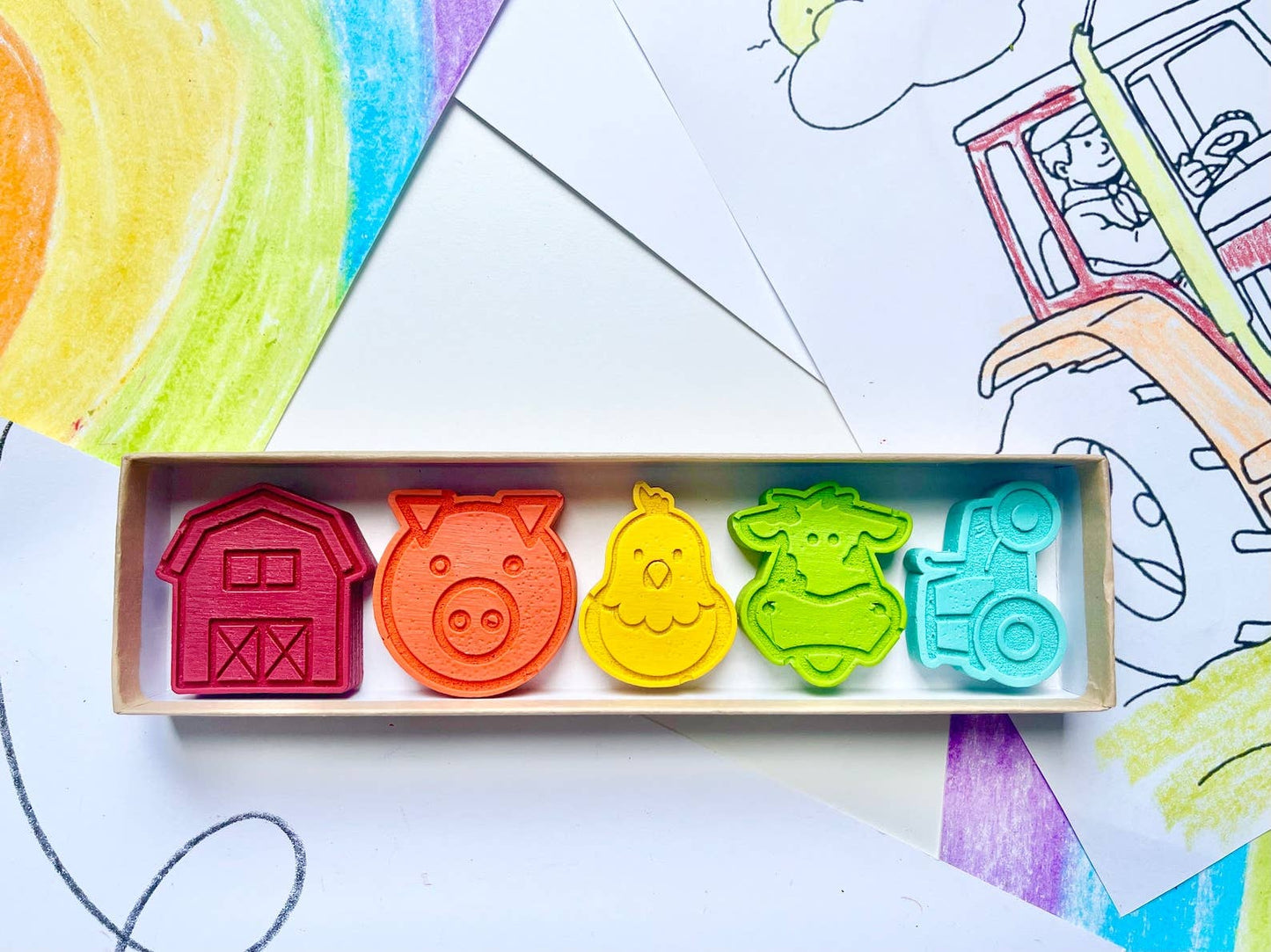 KagesKrayons - Farm Life Crayons Gift Box