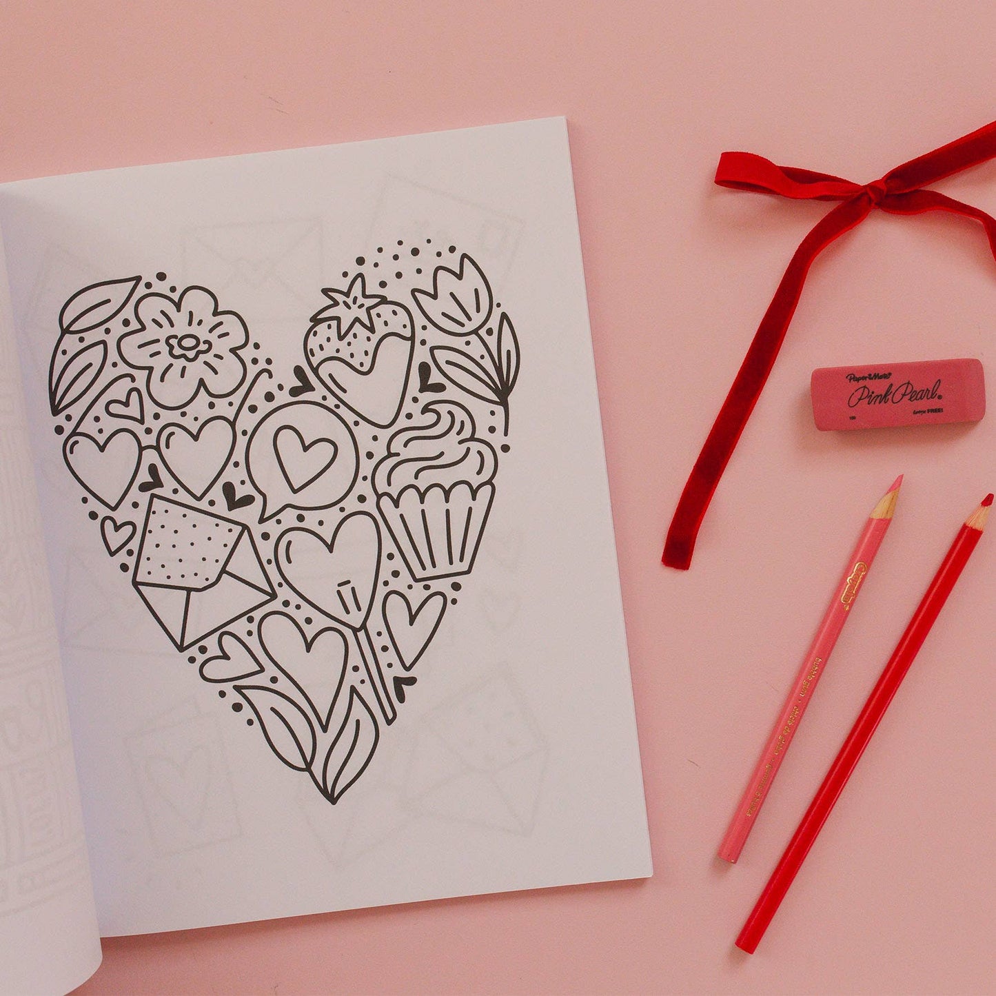 Pippi Post - Be My Valentine Coloring Book