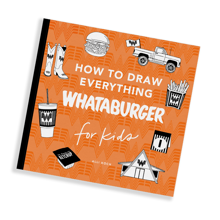 Blue Star Press - How to Draw Everything: Whataburger Edition (Unique Gift)